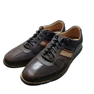 Cole Haan Grand.OS C13754 Men's Brown/Beige Leather Shoes Size‎ 9.5 M #1318
